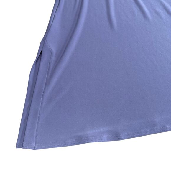 Sympli Women's Top Asymmetrical Purple Sz 12 Canada Drapey Relaxed Comfortable - Picture 6 of 8